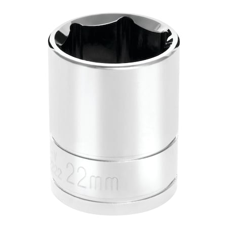 Performance Tool 1/2 In Dr. Socket 22Mm, W32222 W32222