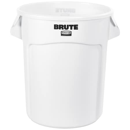 Brute Rubbermaid Trash Can - 20 Gallon, White RUB320CW