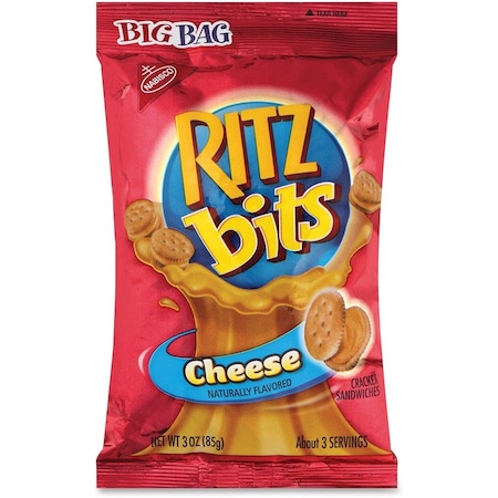 Ritz Cheese Ritz Bits Snack 3 oz. Bag, PK12 00677