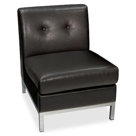 Office Star Collection: Wall Street Chair, Espresso Seat, Espresso Back, 23" W 28" L 31" H, Armless WST51N-E34