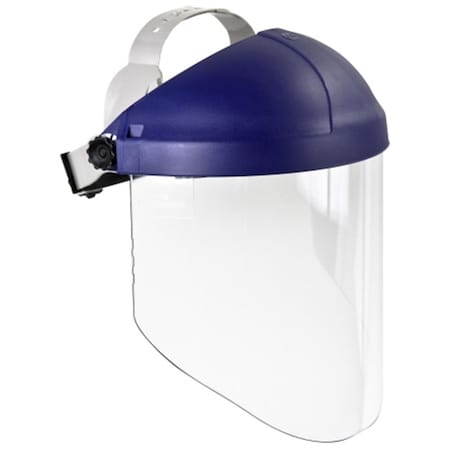 Pinpoint Clear Polycarbonate Faceshield With Ratchet Headgear PI336469