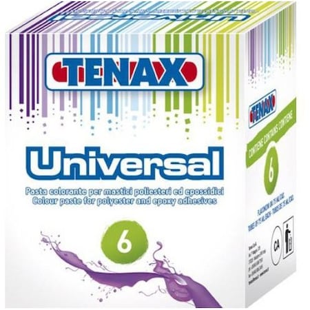 Tenax Universal Colors Kit - Set of Six 75ml Bottles. Color Solution for all Adhesive Needs. Six Colors I T6UC