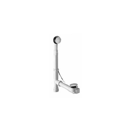 Mountain Plumbing 1-1/2" ABS Bath Waste and Overflow 12-22" Depth in Ice White BDR20S22-2/IW