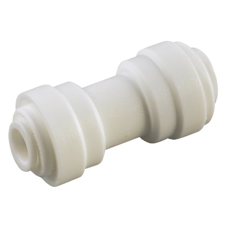 Anderson Metals 1/2'' x 3/8'' Reducing Push-In Plastic Coupling 53082-0806