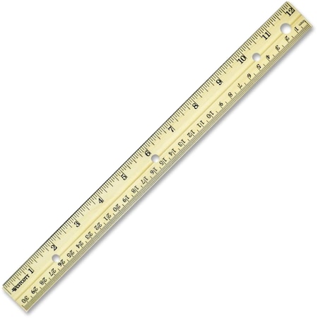 Westcott 12 in. Metal Edge Metric Wood Ruler ACM10702