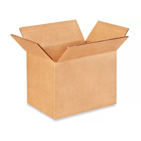 Bcp 7 in x 5 in x 5 in Shipping Box, Kraft, Corrugate, Single Wall, 32 ECT 755