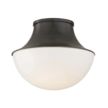 Hudson Valley Lighting Lettie 1 Light Flush Mount 10.75 In. Old Bronze 9411-OB