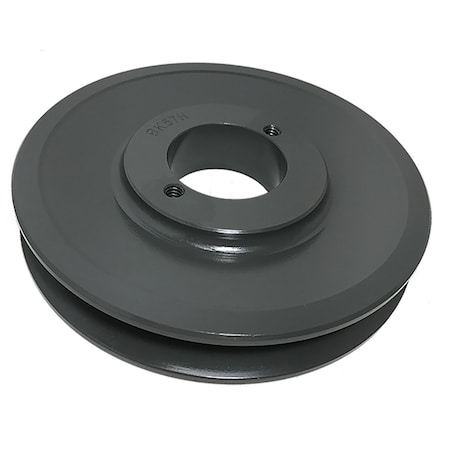 B&B Manufacturing Bushing 1 Groove V-Belt Pulley 5.25 inch OD BK55H