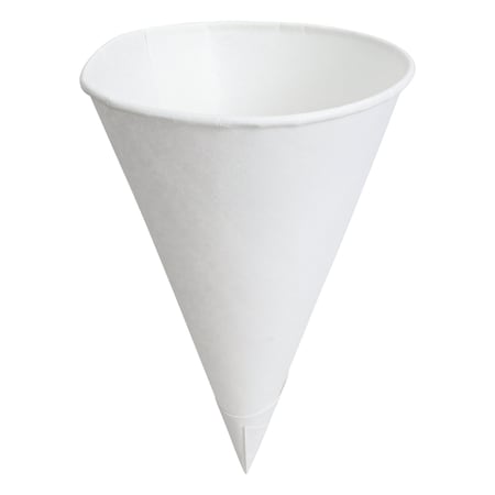 Empress Waxed Cone Cup Rolled Rim 4.5 oz EMP4.5CONE