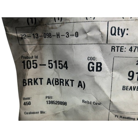 Caterpillar BRKT A, CATERPILLAR OEM 1055154 1055154