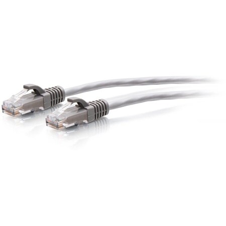 C2G 20FT6.1M CAT6A SLIM PATCH 28AWG GRAY C2G30123
