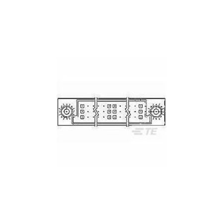 Te Connectivity HDI PIN ASSY 3 ROW 120 POS 532447-5