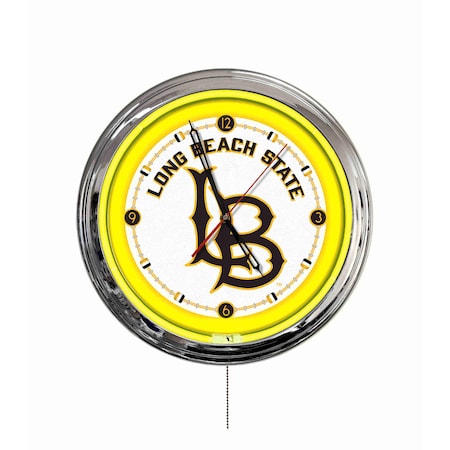 Holland Bar Stool Long Beach State University 16 LED Wall Clock ClkL16