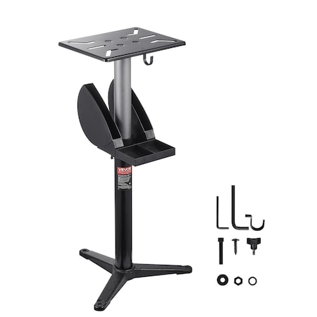 Vevor Bench Grinder Stand Bench Grinder Floor Pedestal 5-Level Height Adjustable GS-E