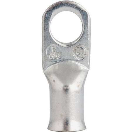 Gardner Bender Compression Lug, 2 AWG Wire, 38 in Stud, Copper Contact, Silver AML-206