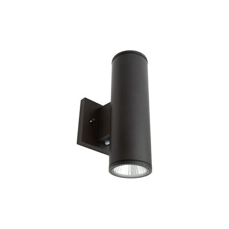 Westgate 3in WALL CYL. U/D 2X9W 30K/40K/50K DIM. - BLACK, 18W, 3000K/4000K/5000K WMC3-UDL-MCT-BK-DT