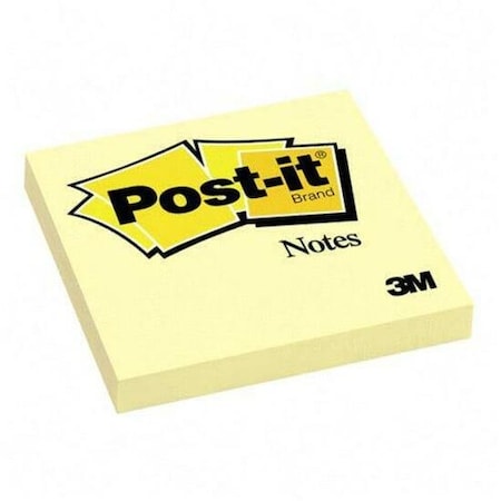 3M Post-it Notes, Original Pads, 3inx3in, 12PK 654YW