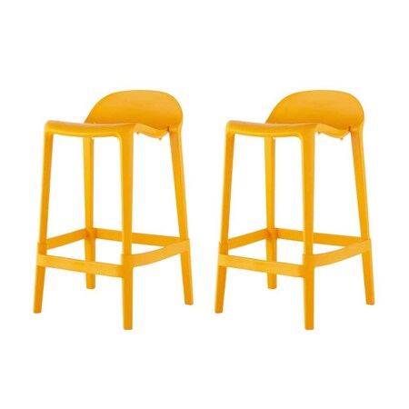 Lagoon Indoor and Outdoor Joyous Resin Counter Stool, 2PK 7057Y8-CCLGS