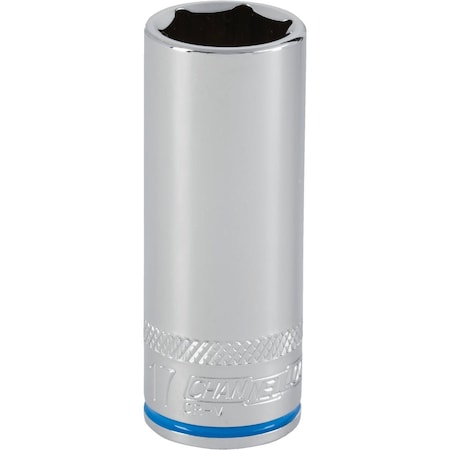 Channellock 3/8'' Drive 17 mm 6-Point Deep Metric Socket 389358