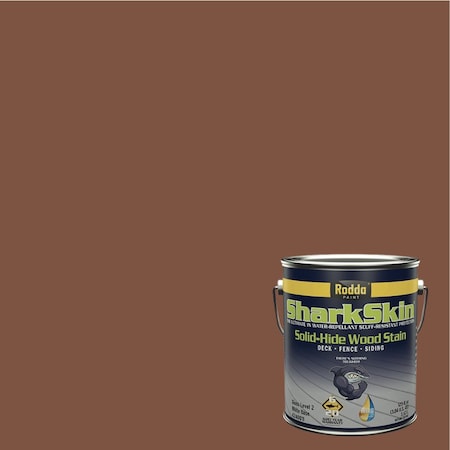 Rodda Paint SharkSkin Deck and Siding Solid Wood Stain, 1 Gallon, California Rustic, 4PK 4240041-4PK-EX121/California Rustic