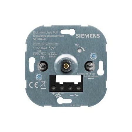 Siemens Electronic potentiometer with pushbutton on/off 1-10 V control input 0 5TC8426