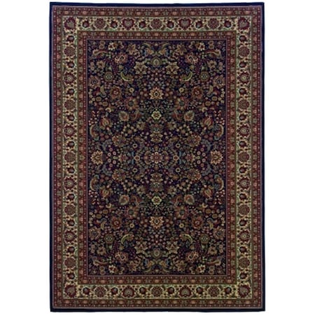 Sphinx By Oriental Weavers Oriental Weavers Ariana 113B2 8x11 Rectangle Blue/ RedPolypropylene A113B2240330ST