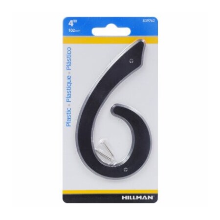 Hillman 4" Blk Plas House #6 839762