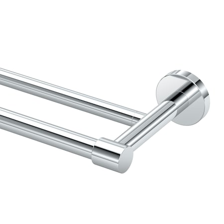 Gatco Reveal 24" Double Towel Bar, Chrome 4664