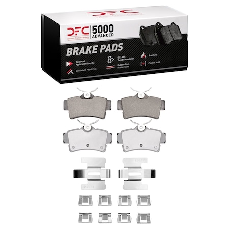 Dfc 5000 Advanced Disc Brake Pad Set,  1551-0627-01
