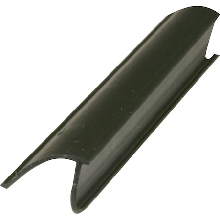 Prime-Line 3/8''Dia.x72'' L. Black Vinyl Rigid Snap-In Glass Spline P7816