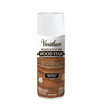 Varathane Premium Fast Dry Wood Stain Spray, American Walnut, 10.25 oz 386449