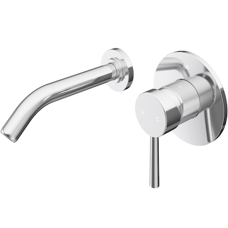 Vigo Olus Single Handle Wall Mount Bathroom Faucet in Chrome VG05001CH