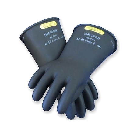 Mechanix Wear Electrical-Insulating Gloves, 17,000V AC, 25,500V DC, Rubber, Black, Size S LRIG-2-14-8