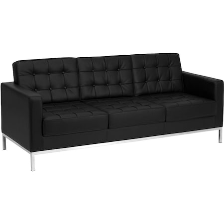 Flash Furniture Sofa, 31" x 32", Upholstery Color: Black ZB-LACEY-831-2-SOFA-BK-GG