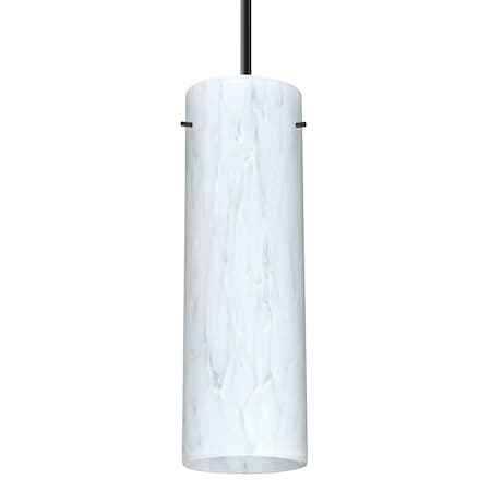 Besa Lighting Besa Stilo 9 Pendant, Carrera, Black Finish, 1x 40W MAX E26 Base 1JT-493019-BK