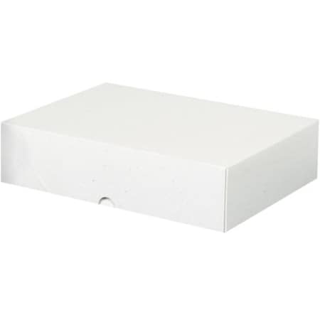 Partners Brand 8 5/8 in x 12 in x 3 in Stationery Folding Cartons, White, Fiberboard, 150 PK S1