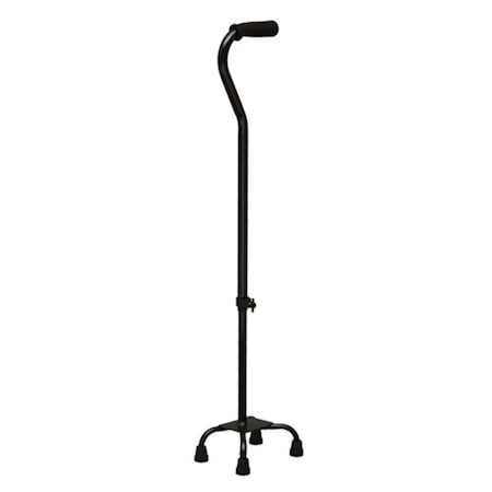 Dmi Adjustable Quad Cane Small Base- Black 802-1333-0200