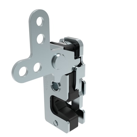 Southco Rotary Push To Close Latch, Small Size, Two Stage, with Integrated Bumper 2-Point Lever R4-10-40-305-10