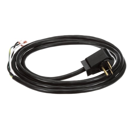 Randell Power Cord with Right Angle Plug, 9FT, 14/3, SJOW, NEMA 6-15P, 250V, 15A EL WIR0353