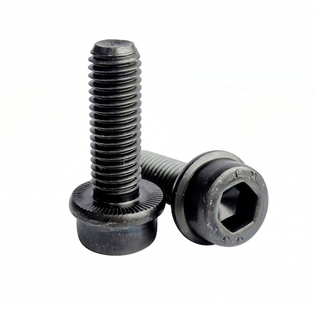 Zdb Industrial M12-1.75 x 30mm Class 100 GripMAX Flanged Socket Screw, Plain 10000024