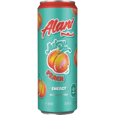 Alani 12 Oz. Juicy Peach Energy Drink 82452