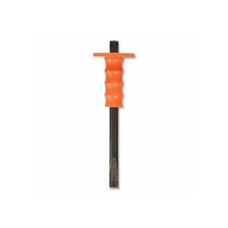 Mayhew Cold Chisel with Guard, 12 in L, 3/4 in Cutting Width, Steel 479-12205