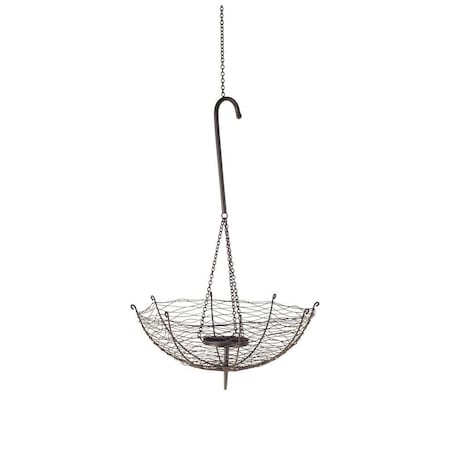 Homeroots 39" Black Woven Metal Lantern Candle Holder 609324