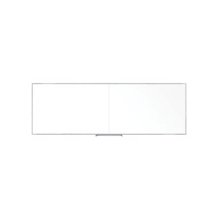 Ghent M2 Non-Magnetic Whiteboard, Aluminum Frame, 4'H x 16'W M2-416-4