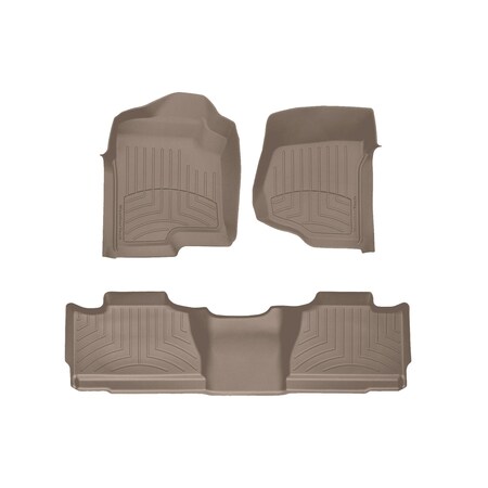 Weathertech Tan, Front and Rear FloorLiner HP 45066-1-3IM