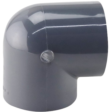 Genova LASCO 808015BC Pipe Elbow, 112 in, Female, 90 deg Angle, PVC, SCH 80 Schedule 808015-BC