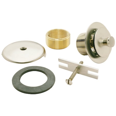 Do It Best Brushed Nickel Roller Ball Bath Drain Trim Kit 826-81DBN