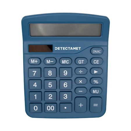 Detectamet Desktop Calculator, 4.72" W, 5.9" H 202F-P01