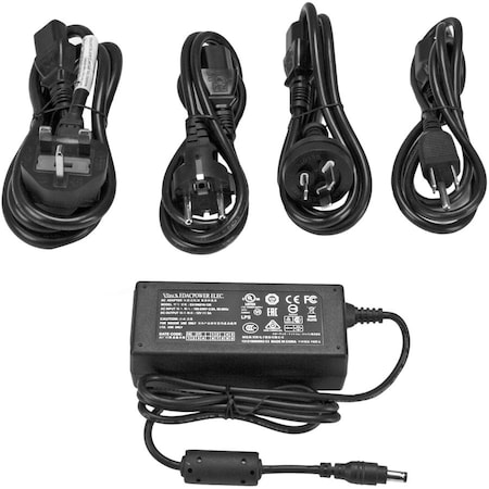 Startech.Com REPLACEMENT 12V POWER ADAPTER - 12V 5A SVA12M5NA