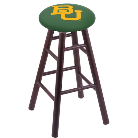 Holland Bar Stool Co Oak Counter Stool, Dark Cherry Finish, Baylor Seat RC24OSDC